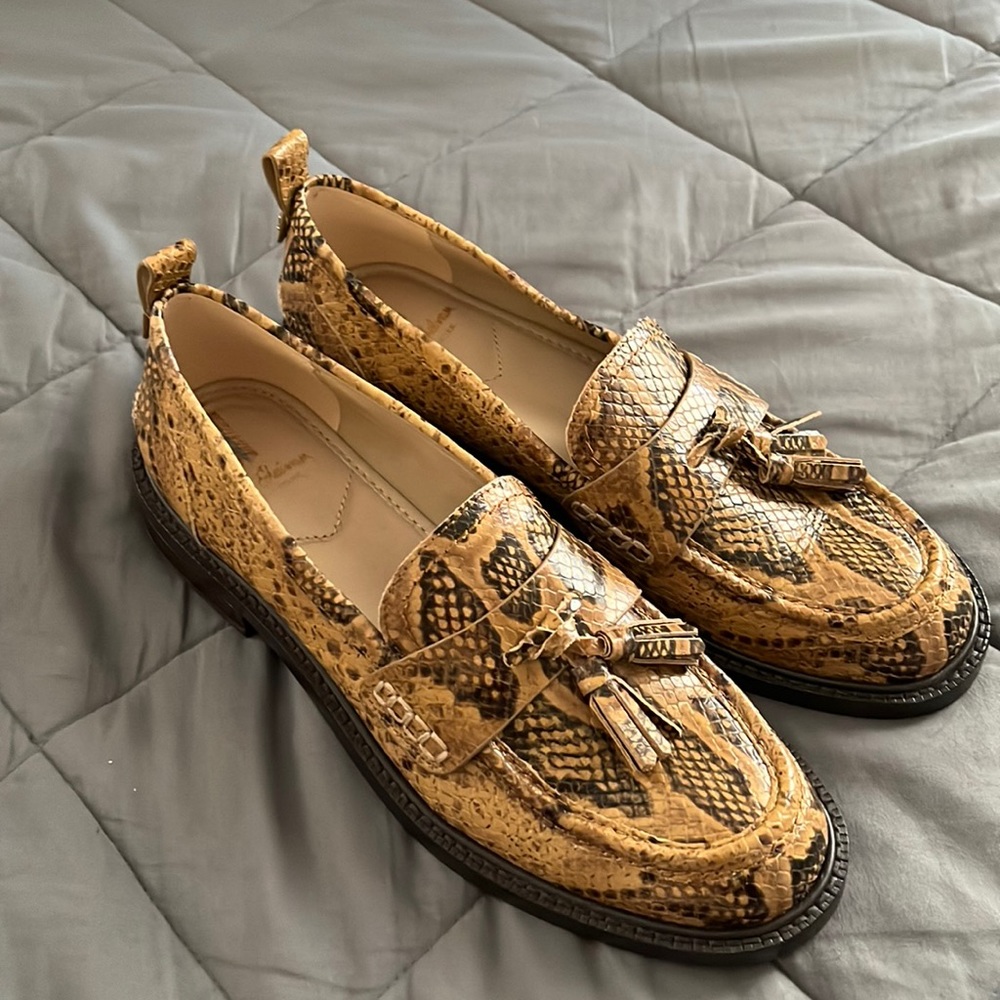 Sam Edelman snake print loafers